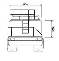 Plantman P14000 Service Truck Technical Diagram 1