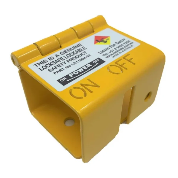 STARTER ISOLATOR YELLOW LOCKABLE BRACKET